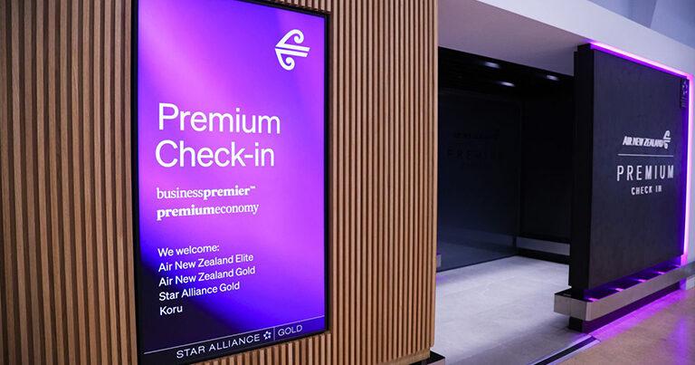Air New Zealand opens fully redesigned premium check-in at Auckland Airport as it improves CX “at every touchpoint”