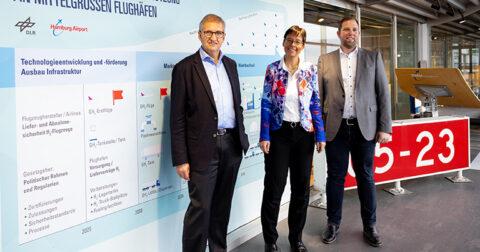 Hamburg Airport and German Aerospace Center present joint hydrogen roadmap for medium-sized airports