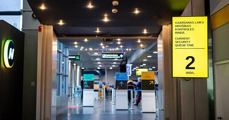 Riga Airport streamlines security process for families by introducing separate screening line