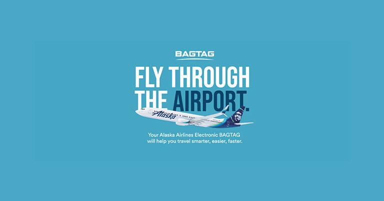 BAGTAG’s first branded web-shop is live with Alaska Airlines in significant step towards increasing adoption of electronic bag tags