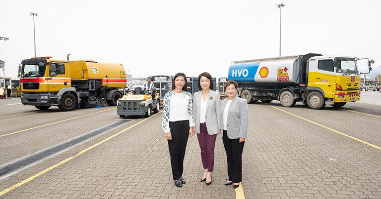 Hong Kong International Airport enhances sustainability with renewable diesel on ground services equipment