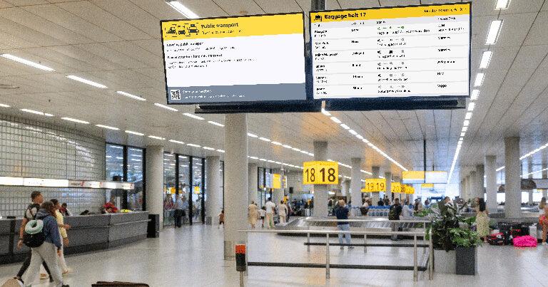 Schiphol gives travellers real-time information about baggage waiting times with new AI-driven capability