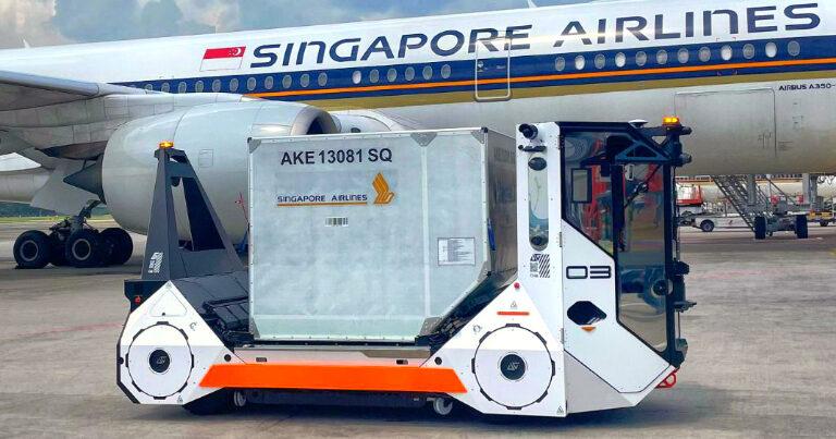 Changi Airport to adopt four new autonomous baggage handling vehicles by Aurrigo