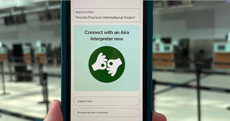 New Toronto Pearson app offers travellers on-demand sign language interpretation