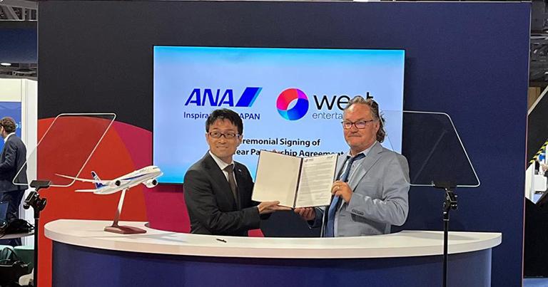 ANA and West Entertainment formalise multi-year partnership for enhanced inflight experiences