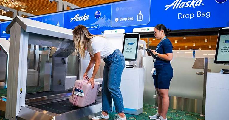 Alaska Airlines launches ID verification at automated bag drop units in Seattle and Portland
