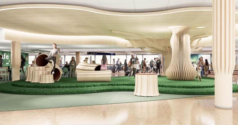 Helsinki Airport to open new forest-themed commercial area in 2026 inspired by Finnish nature