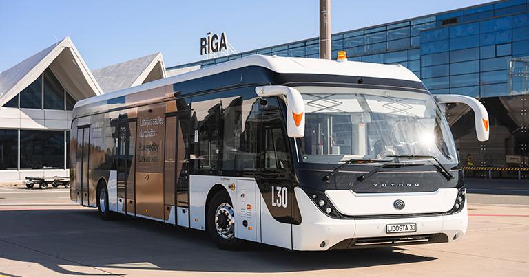 RIX Riga Airport implements major sustainability projects – from solar parks to electric buses