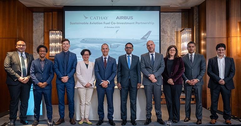 Cathay and Airbus form co-investment partnership for scaling Sustainable Aviation Fuel adoption