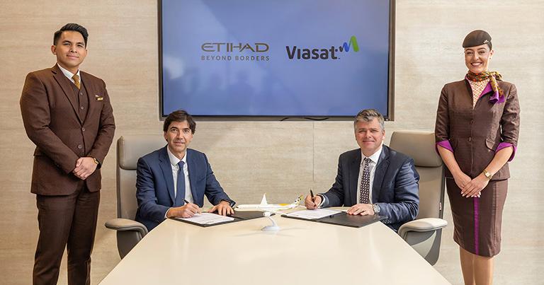 Etihad expands Viasat partnership for seamless streaming and high-speed connectivity