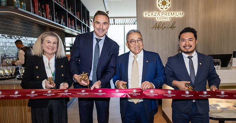 Adelaide Airport welcomes opening of new Plaza Premium Lounge in domestic terminal