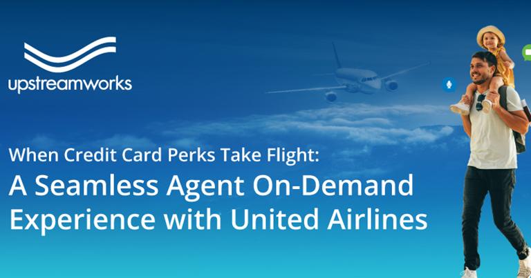 When credit card perks take flight: a seamless Agent On Demand experience with United Airlines