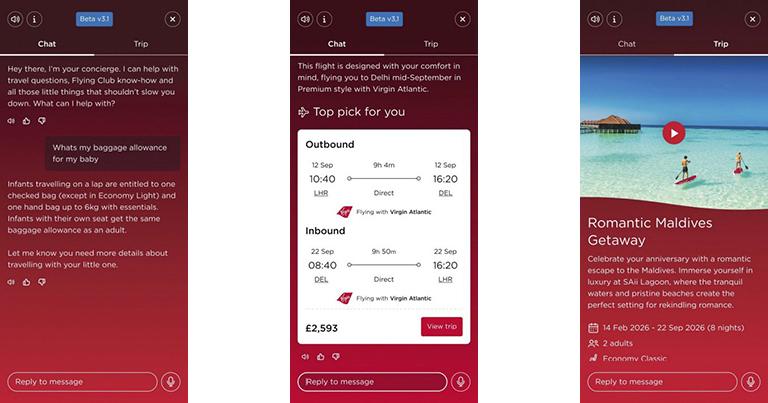 Virgin Atlantic launches AI-powered digital Concierge to enhance CX with personalisation