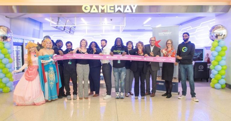 Chicago’s Midway International Airport enhances CX with opening of Gameway video gaming lounge