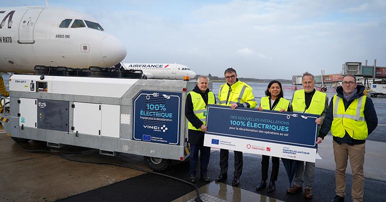VINCI Airports’ Nantes Atlantique commissions new infrastructure to decarbonise ground operations