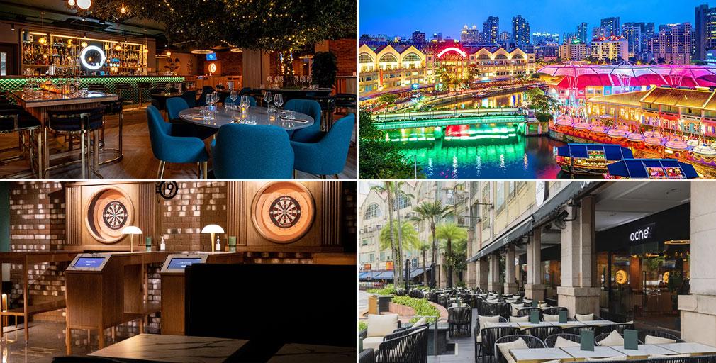 FTE Unofficial Sunset Social at Oche Clarke Quay in Singapore