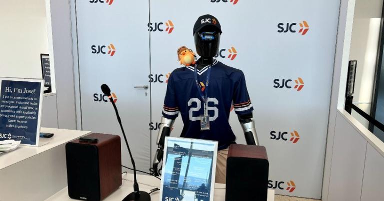 San José Mineta International Airport launches AI-powered IntBot humanoid robot