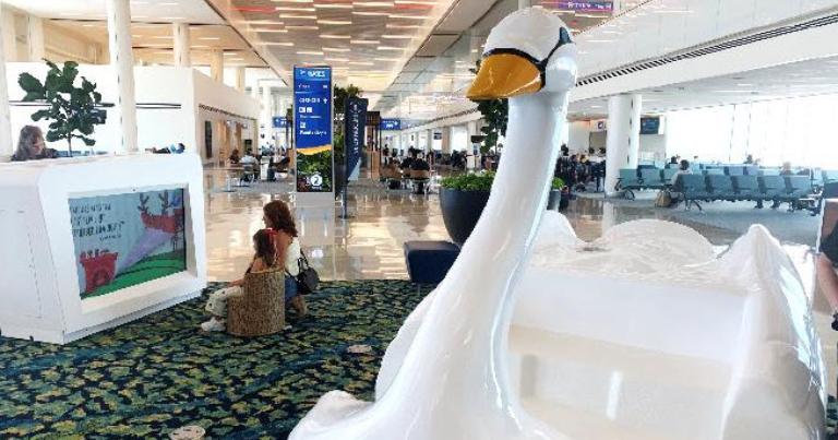 Orlando International Airport opens ‘Flybrary’ reading nook as first of three new Family Zones