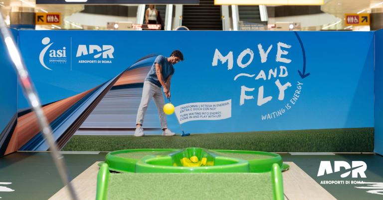 Aeroporti di Roma turns passenger waiting time into wellbeing opportunity with ‘Move and Fly’