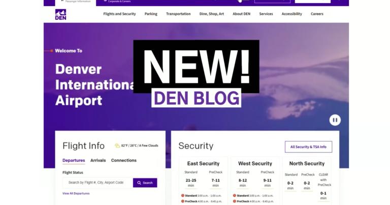 Denver International Airport launches new passenger‑experience blog