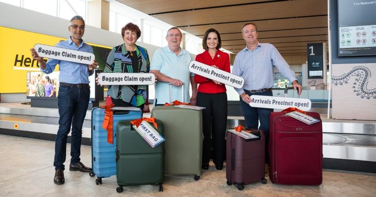 Sunshine Coast Airport opens expanded arrivals precinct and larger baggage claim